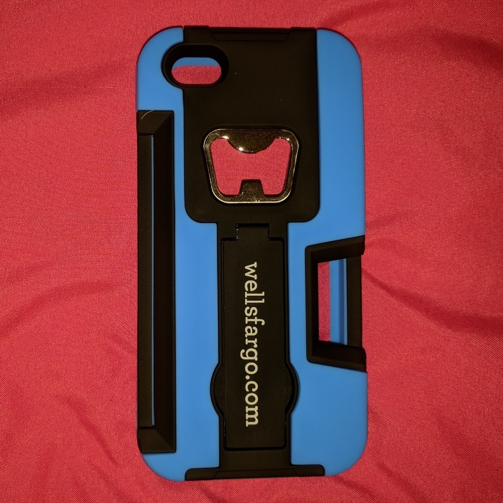 Wells Fargo iPhone 5 case with stand